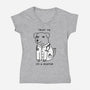 Dogtor-womens v-neck tee-Obinsun