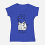 Dogtor-womens v-neck tee-Obinsun