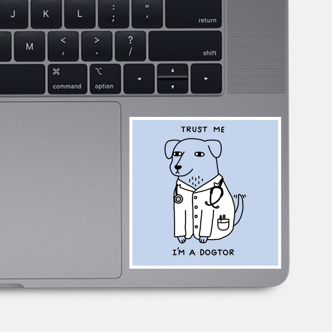 Dogtor-none glossy sticker-Obinsun