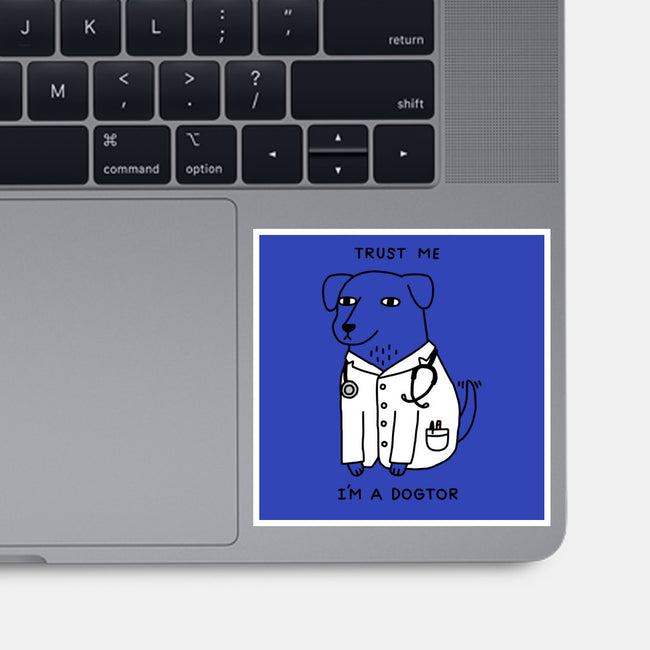 Dogtor-none glossy sticker-Obinsun