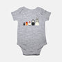 Doll Friends-baby basic onesie-ChocolateRaisinFury