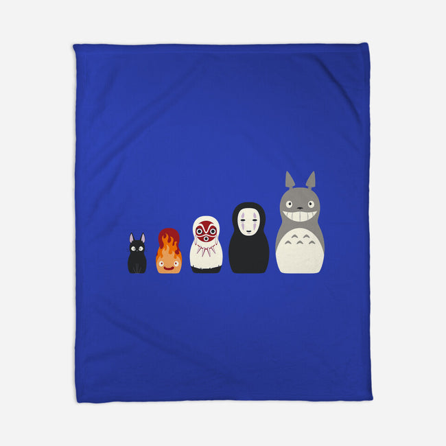 Doll Friends-none fleece blanket-ChocolateRaisinFury