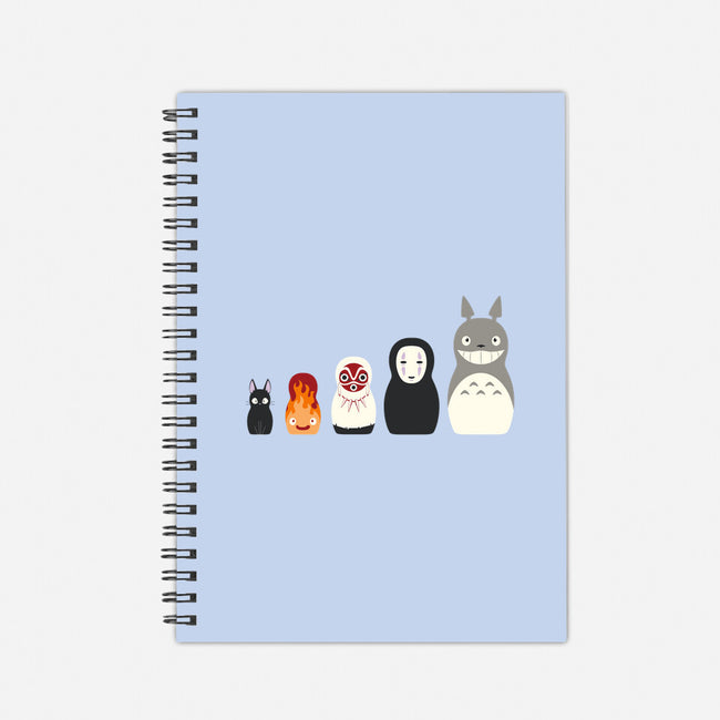 Doll Friends-none dot grid notebook-ChocolateRaisinFury