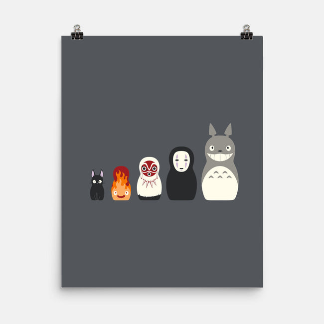 Doll Friends-none matte poster-ChocolateRaisinFury