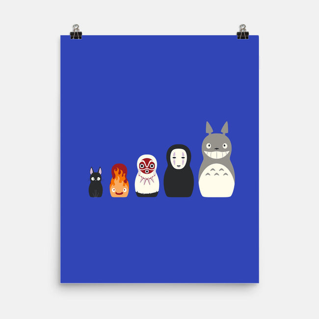 Doll Friends-none matte poster-ChocolateRaisinFury
