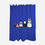 Doll Friends-none polyester shower curtain-ChocolateRaisinFury