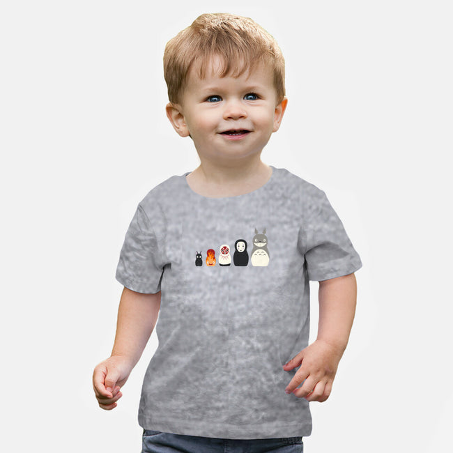 Doll Friends-baby basic tee-ChocolateRaisinFury
