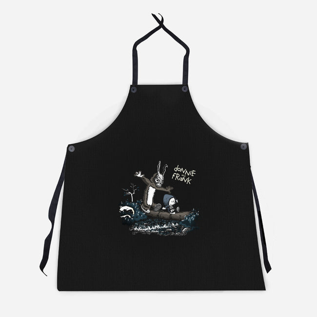 Donnie and Frank-unisex kitchen apron-Fearcheck