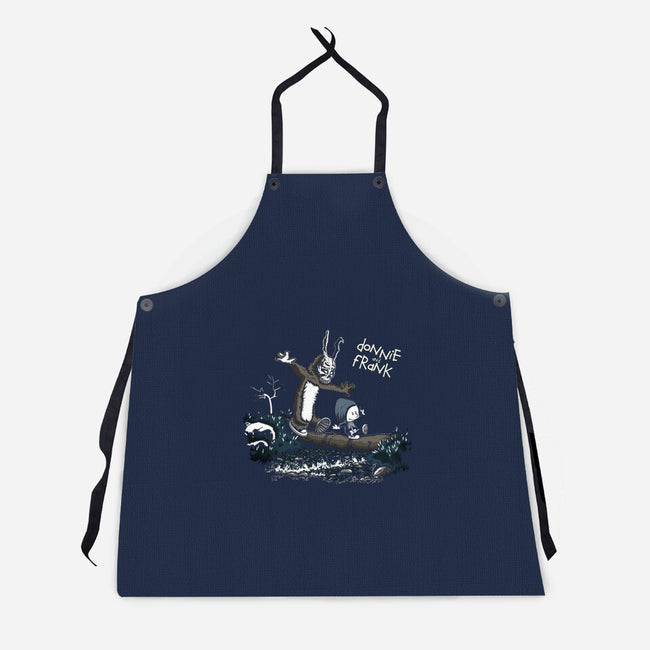 Donnie and Frank-unisex kitchen apron-Fearcheck