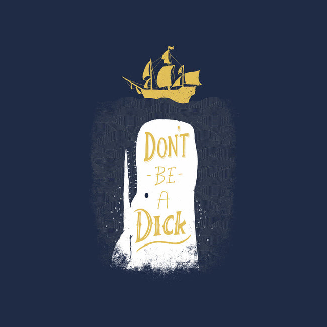 Don't Be a Dick-womens off shoulder sweatshirt-DinoMike