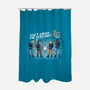 Don't Cross The Streams-none polyester shower curtain-trheewood