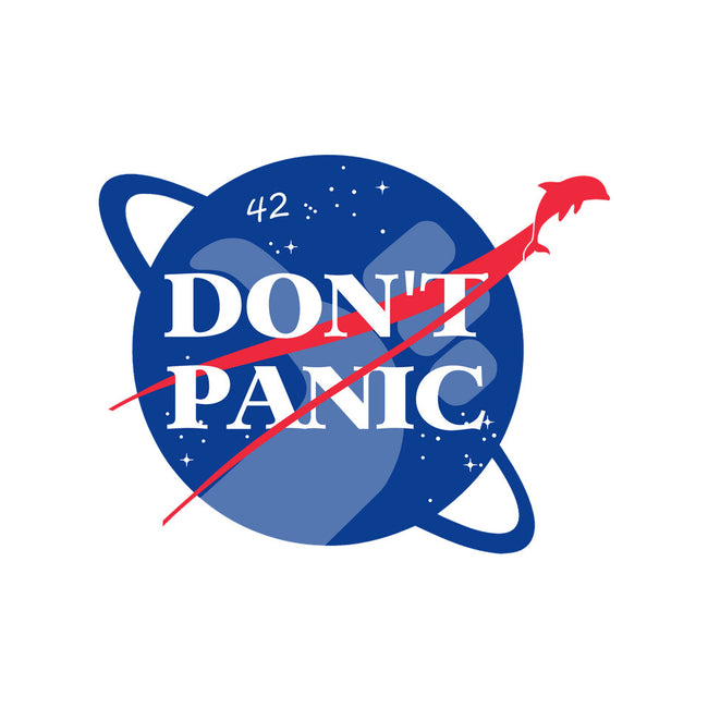 Don't Panic-none polyester shower curtain-Manoss1995