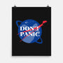Don't Panic-none matte poster-Manoss1995