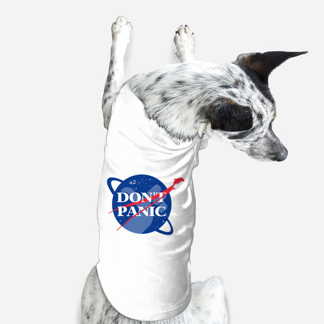 Don't Panic-dog basic pet tank-Manoss1995
