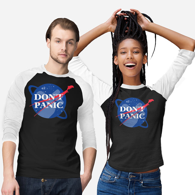 Don't Panic-unisex baseball tee-Manoss1995