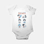 Don't Panic And Carry A Towel-baby basic onesie-queenmob