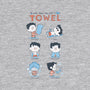 Don't Panic And Carry A Towel-mens heavyweight tee-queenmob