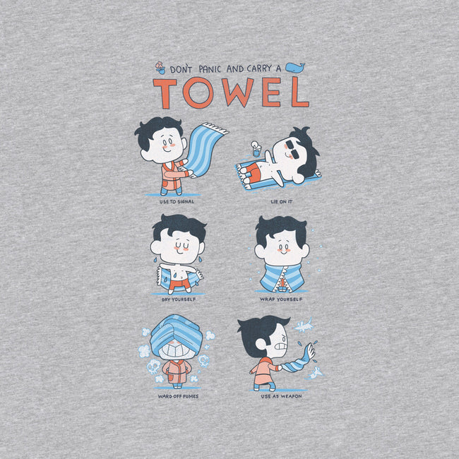 Don't Panic And Carry A Towel-unisex basic tee-queenmob
