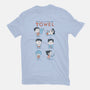 Don't Panic And Carry A Towel-mens basic tee-queenmob