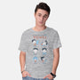 Don't Panic And Carry A Towel-mens basic tee-queenmob