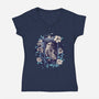 Dr Hooo-womens v-neck tee-wearviral