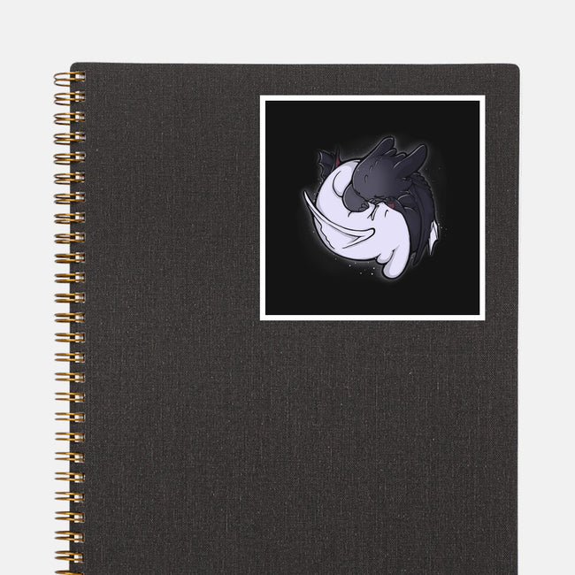Dragon Tao-none glossy sticker-xMorfina