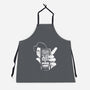 Drink Milk and Kick Ass-unisex kitchen apron-butcherbilly