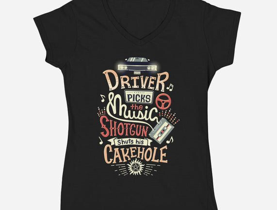 Driver Picks the Music