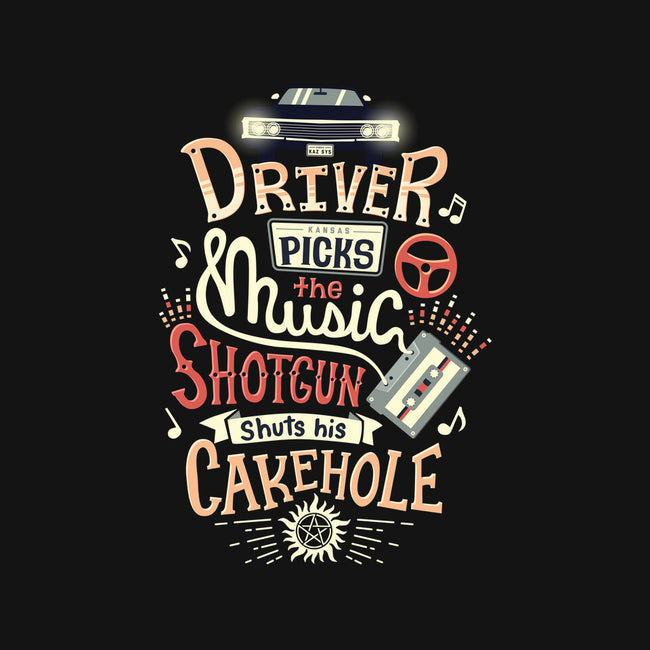 Driver Picks the Music-none basic tote-risarodil