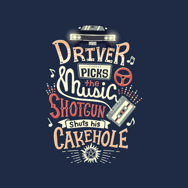 Driver Picks the Music-none glossy sticker-risarodil