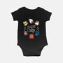 Dungeons & Cats-baby basic onesie-Domii