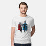 Cabins Collide-mens premium tee-Adams Pinto