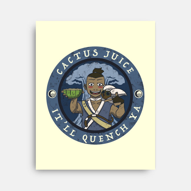 Cactus Juice-none stretched canvas-KatHaynes