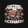 Caffeine Powers, Activate!-none beach towel-Obvian