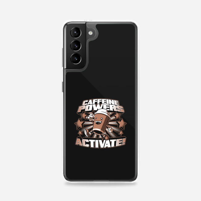 Caffeine Powers, Activate!-samsung snap phone case-Obvian