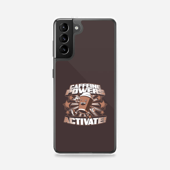 Caffeine Powers, Activate!-samsung snap phone case-Obvian