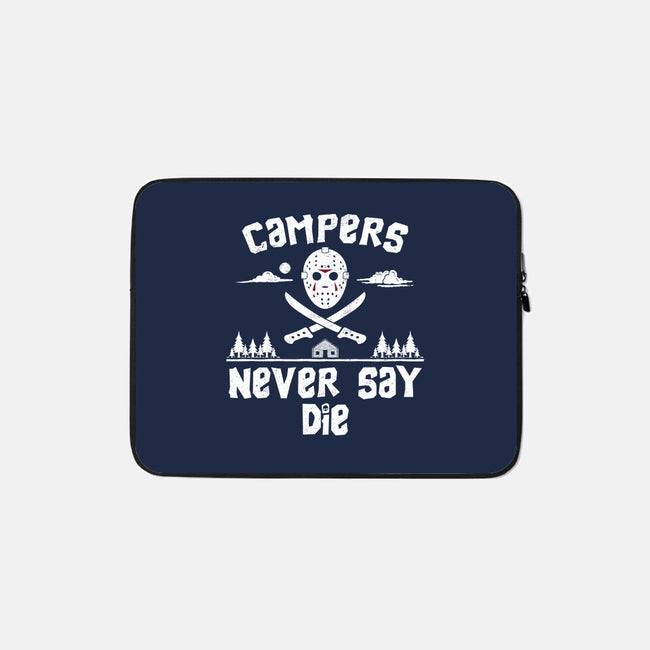 Campers-none zippered laptop sleeve-manospd