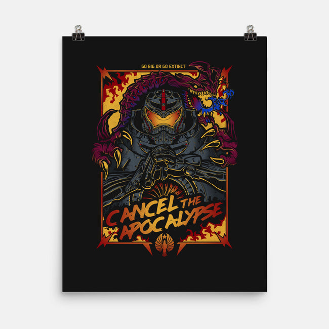 Cancel the Apocalypse-none matte poster-Fearcheck