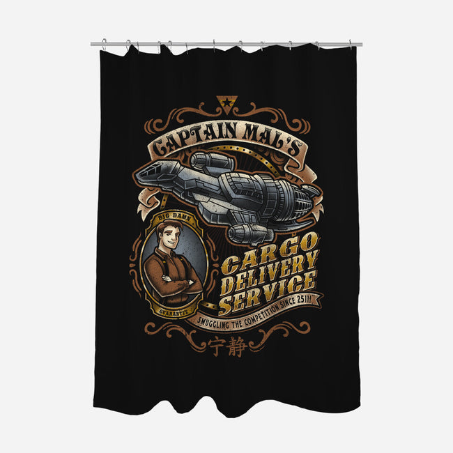 Captain Tight Pants Delivery-none polyester shower curtain-Bamboota