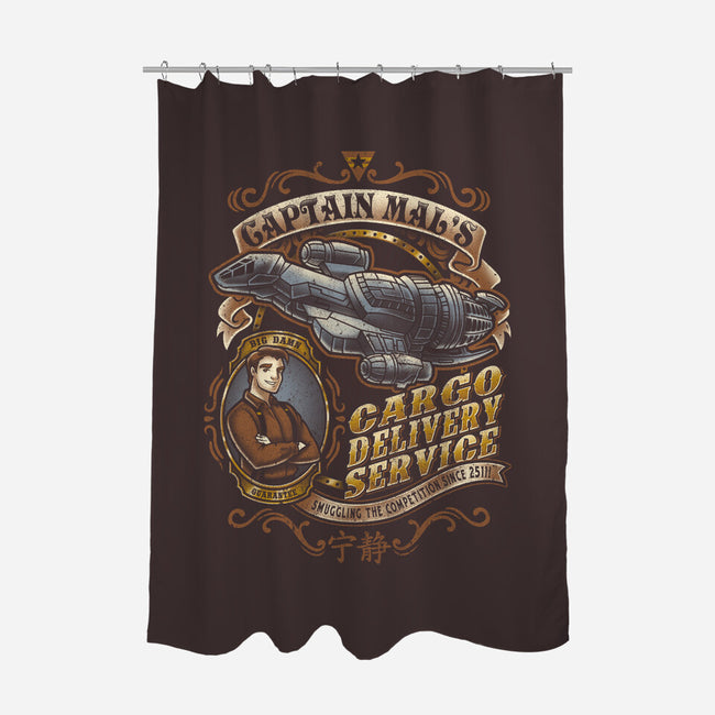 Captain Tight Pants Delivery-none polyester shower curtain-Bamboota