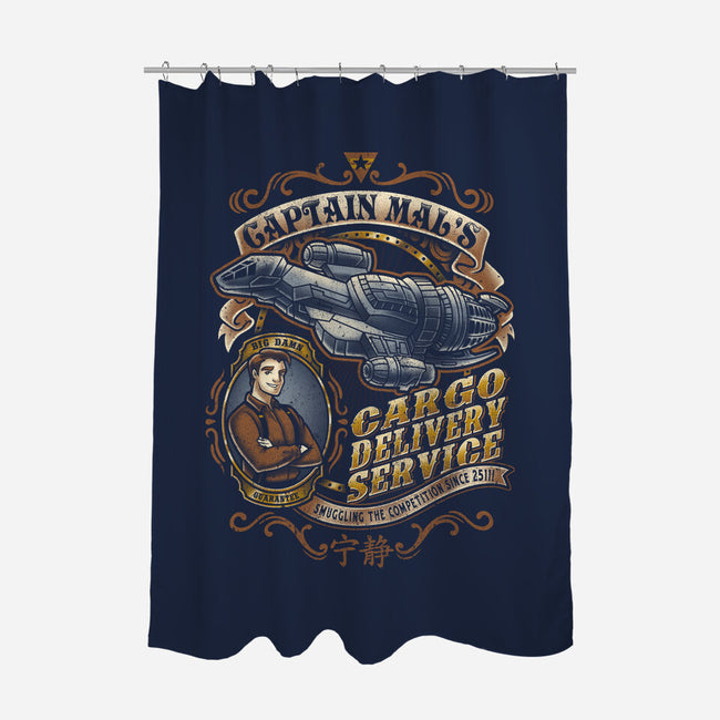 Captain Tight Pants Delivery-none polyester shower curtain-Bamboota