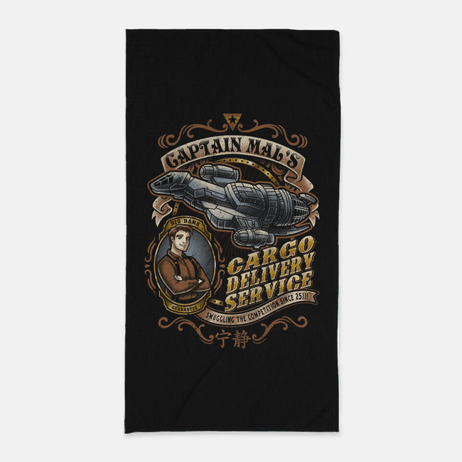 Captain Tight Pants Delivery-none beach towel-Bamboota