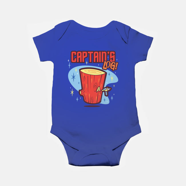 Captain's Log-baby basic onesie-Harebrained