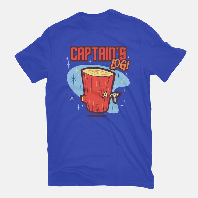 Captain's Log-unisex basic tee-Harebrained