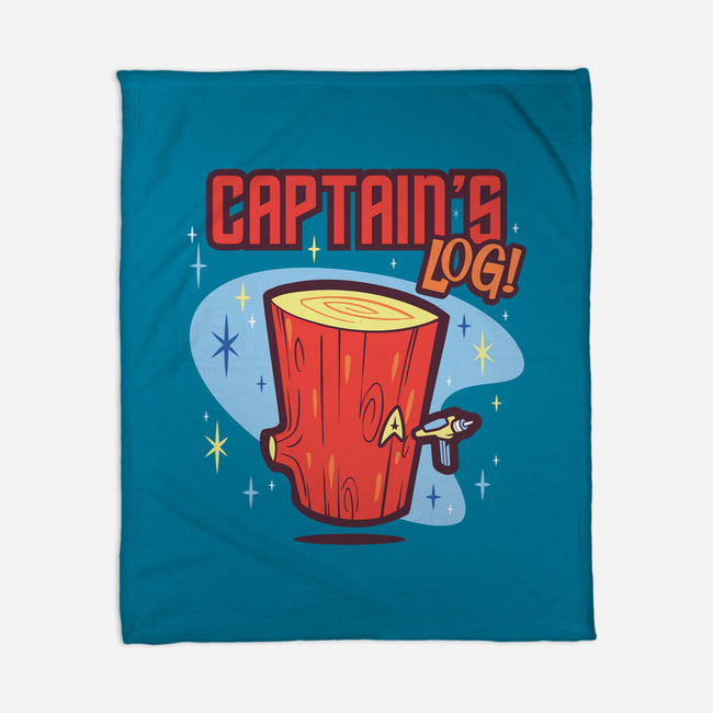 Captain's Log-none fleece blanket-Harebrained