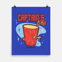 Captain's Log-none matte poster-Harebrained
