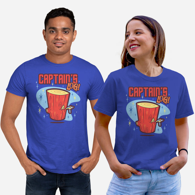 Captain's Log-unisex basic tee-Harebrained