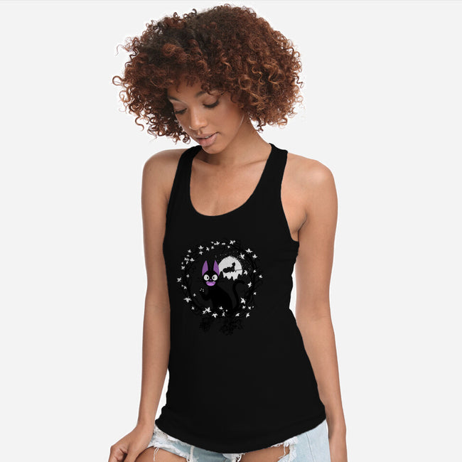 Cat Circle-womens racerback tank-albertocubatas