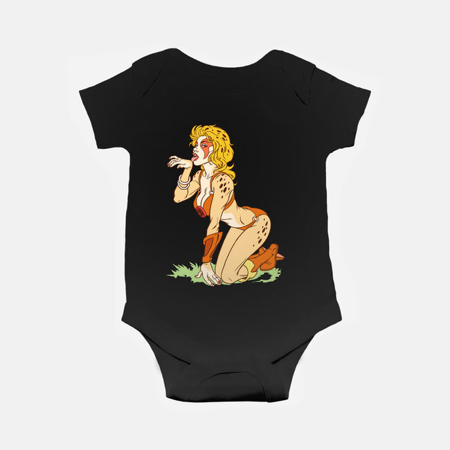 Cat Got Your Tongue-baby basic onesie-Chris Wahl