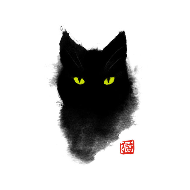 Cat Ink-none matte poster-BlancaVidal